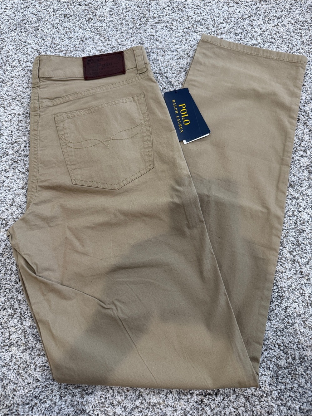 Polo by Ralph Lauren Men’s Tan Cotton Chino Pants